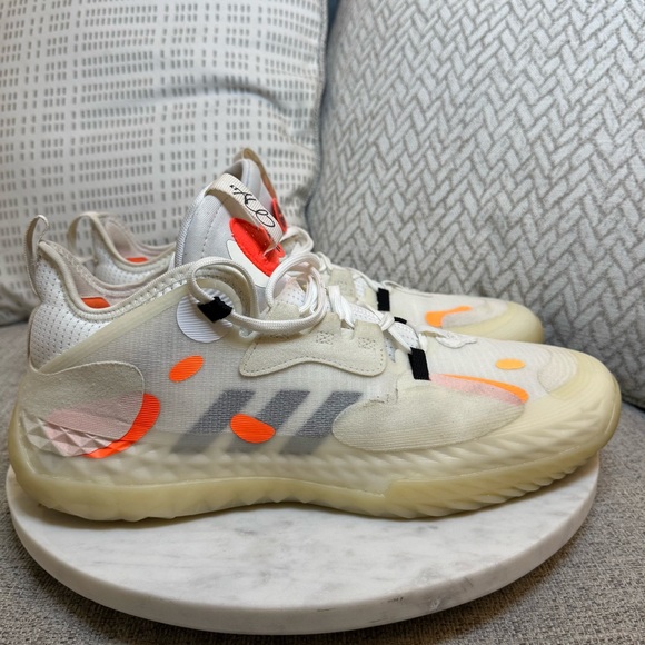 Adidas Harden Vol 5 FUTURENATURAL TOKYO White‎ Solar Red 12 GW5388 Basketball - Picture 7 of 15